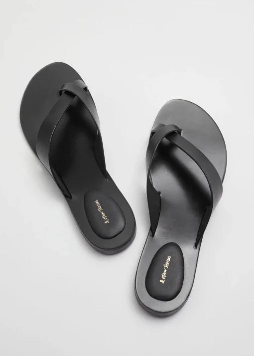 Cheap Laedersandaler Kvinder Flade Sandaler