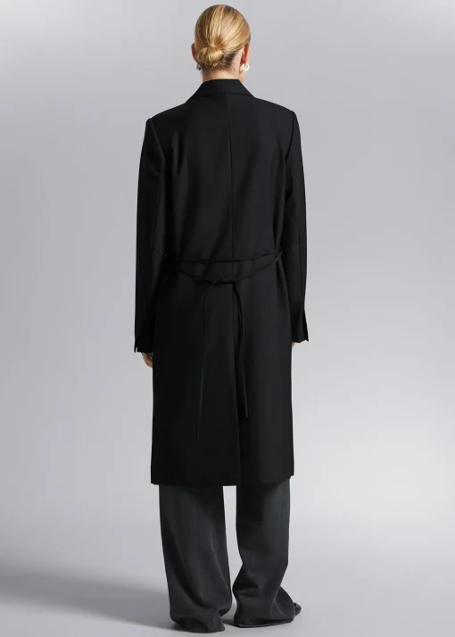 Clearance Lang Blazer Kvinder Denim