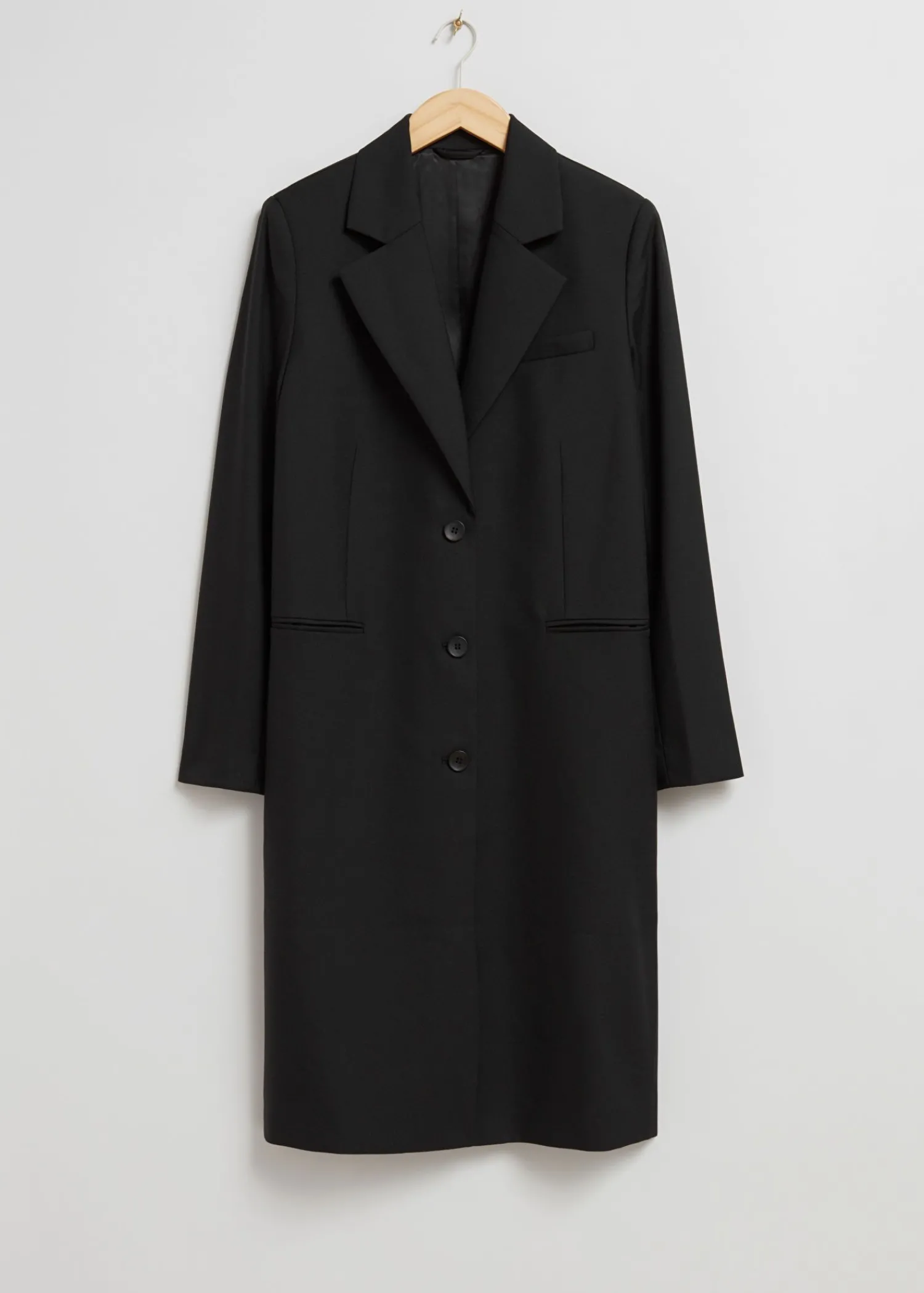 Clearance Lang Blazer Kvinder Denim