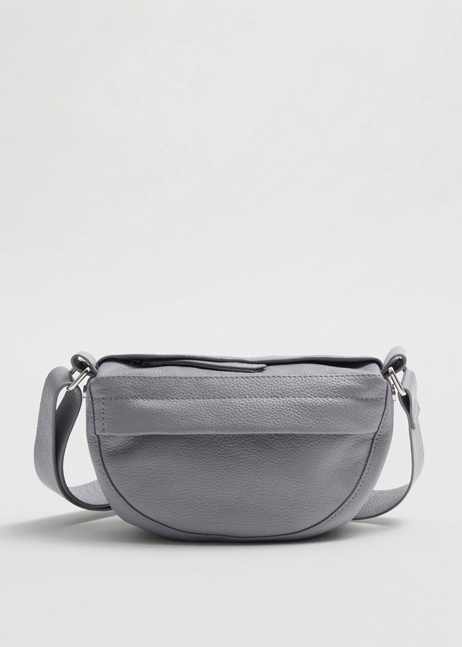 Outlet Lille Crossbody-Taske I Blodt Laeder Kvinder Skuldertasker