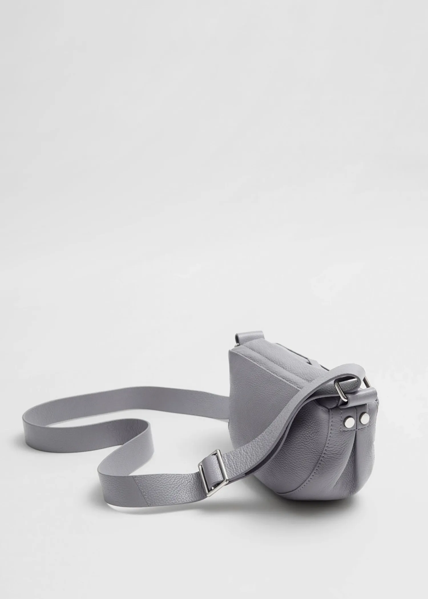 Outlet Lille Crossbody-Taske I Blodt Laeder Kvinder Skuldertasker