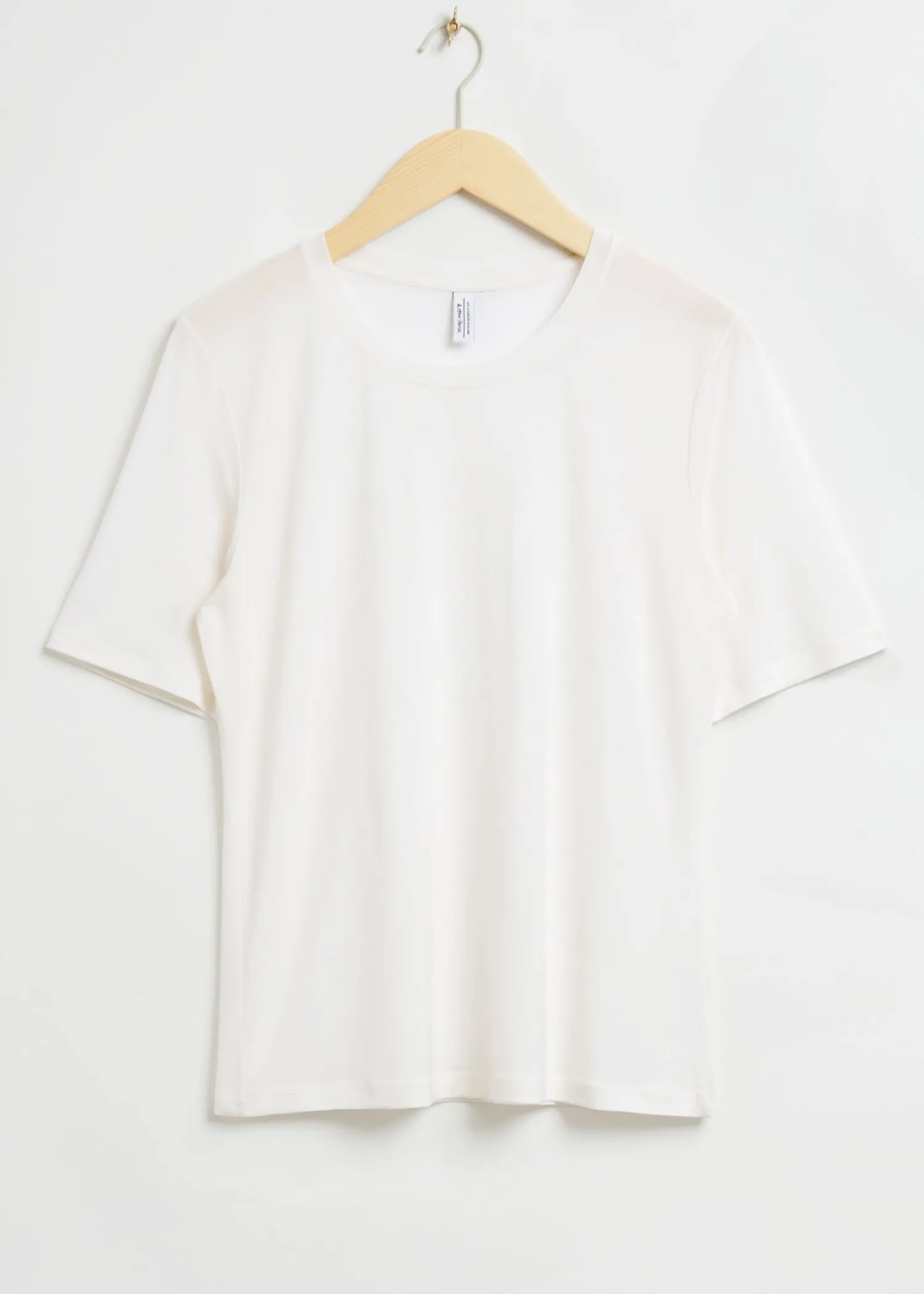 Shop Loose-Fit T-Shirt Med Rund Hals Kvinder Toppe