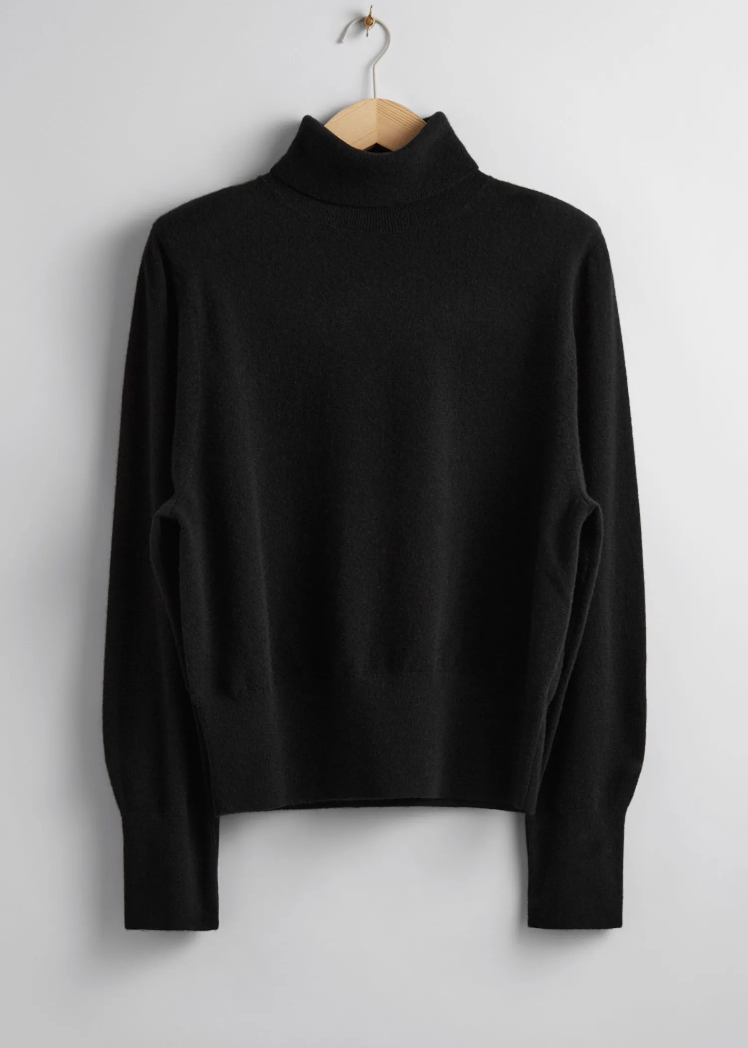 Clearance Merino Rullekrave Striktroje Kvinder Strik