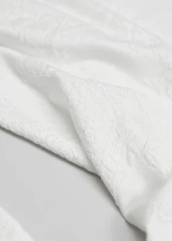 Outlet Mock Neck Jacquard Top Kvinder Toppe