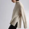 Shop Mock-Neck Striktroje Kvinder Strik