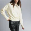 Hot Mock-Neck Sweater Kvinder Strik