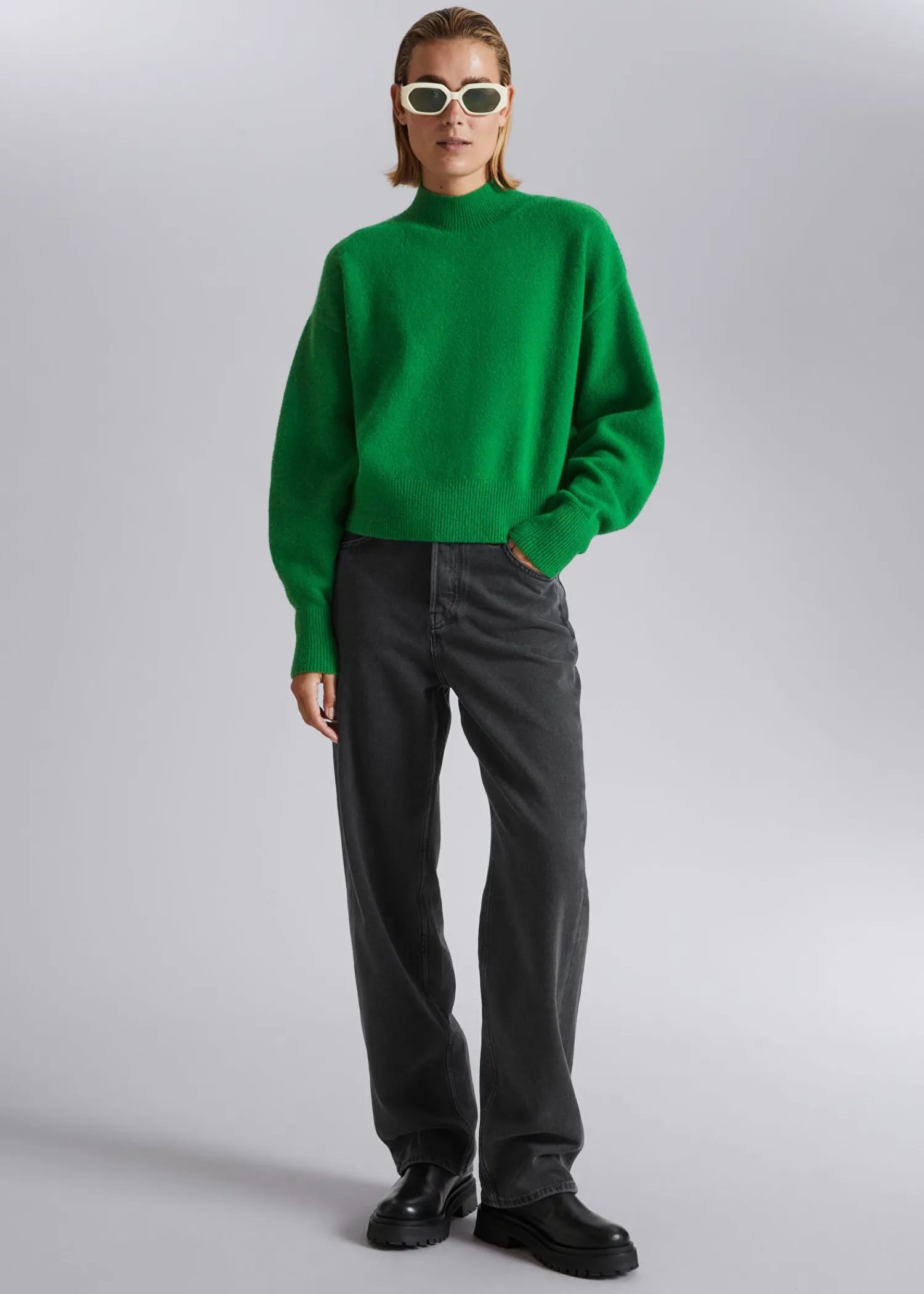 Best Mock-Neck Sweater Kvinder Strik