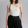 Store One Shoulder Top Kvinder Toppe