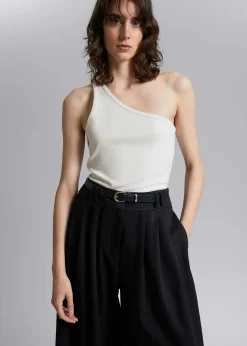 Store One Shoulder Top Kvinder Toppe