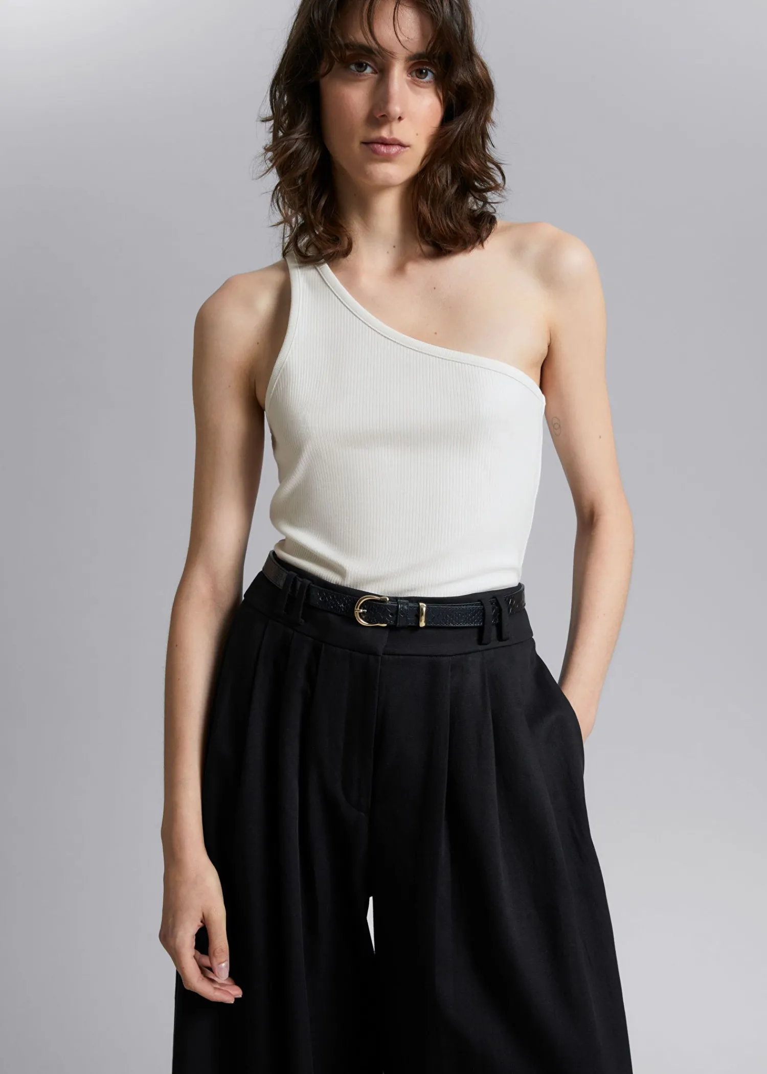 Store One Shoulder Top Kvinder Toppe