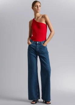 Shop One Shoulder Top Kvinder Toppe