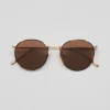 Shop Oval Slim Frame Solbriller Kvinder Solbriller