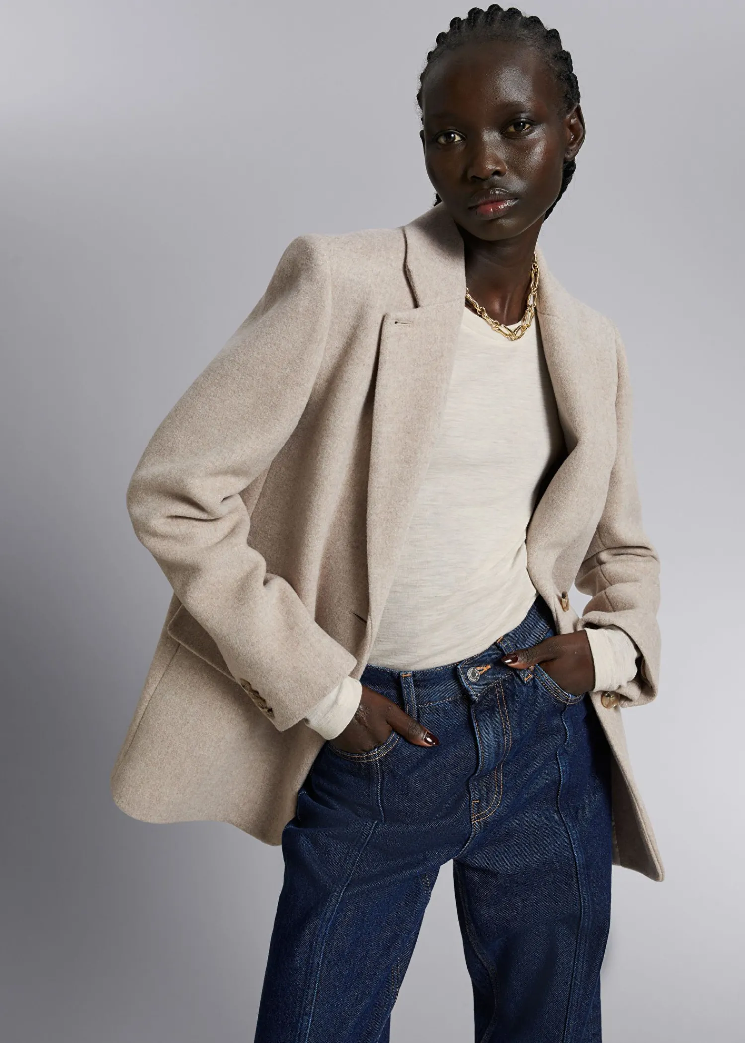 Best Sale Oversize Blazer Kvinder Frakker & Jakker