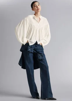 Fashion Oversized Flaesebluse Kvinder Bluser Og Skjorter