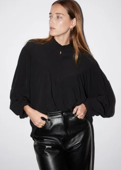 Best Sale Oversized Flaesebluse Kvinder Bluser Og Skjorter