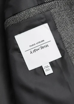 Best Sale Oversized Pinstripe Blazer Kvinder Blazere