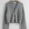 Cheap Oversized Strik Cardigan Kvinder Strik