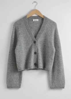 Cheap Oversized Strik Cardigan Kvinder Strik