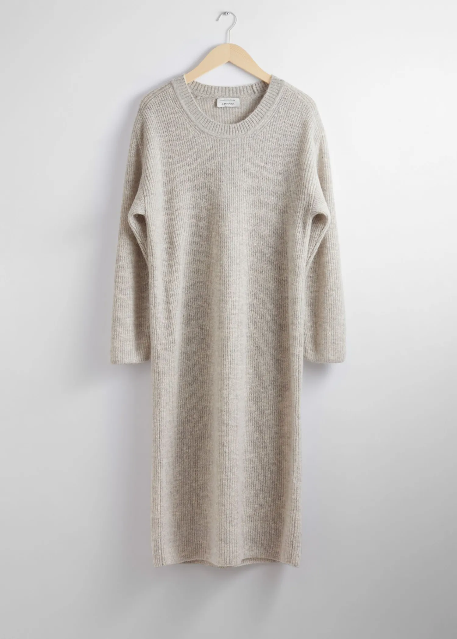 Discount Oversized Strik Midikjole Kvinder Kjoler