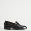 Store Penny Loafers I Laeder Kvinder Lejligheder