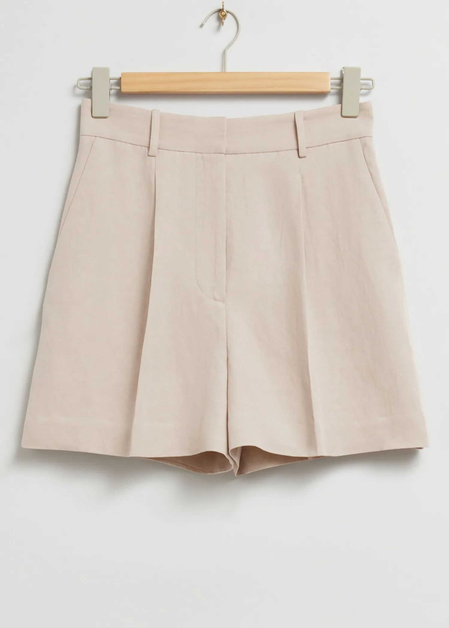 Outlet Plisserede Silkeshorts Kvinder Bukser