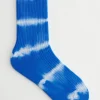 Fashion Ribbede Tie-Dye Sokker Kvinder Strømper Og Strømpebukser