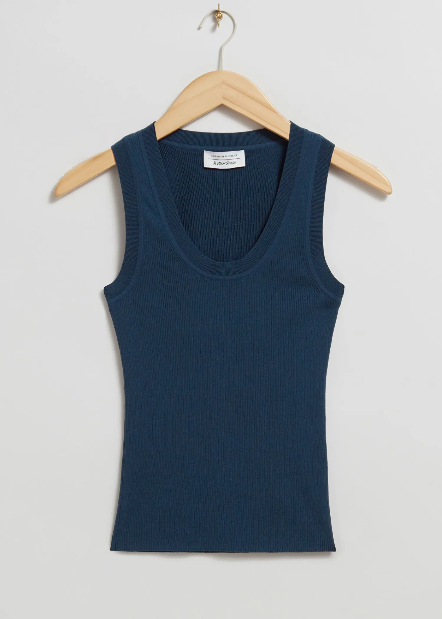 Cheap Ribbet Vest Top Kvinder Toppe