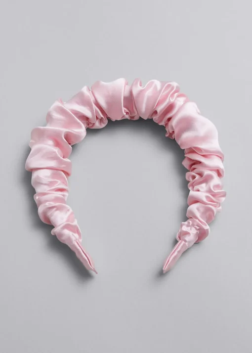 Best Sale Ruched Satin Alice Band Kvinder Hårtilbehør