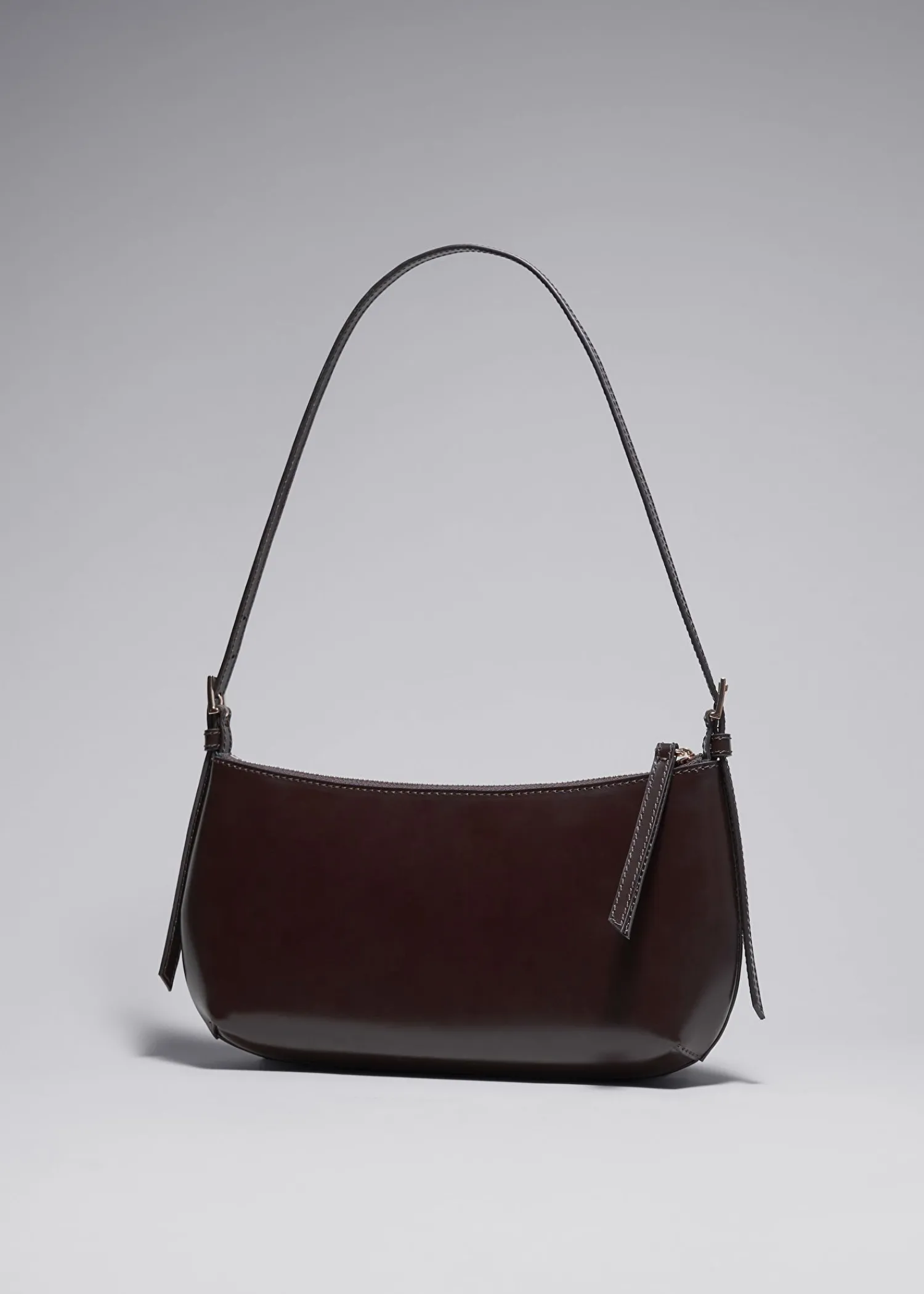 Store Skuldertaske I Blank Laeder Kvinder Tasker