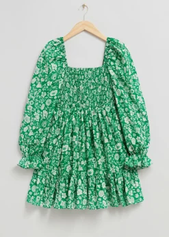 Hot Smocked Minikjole Kvinder Kjoler