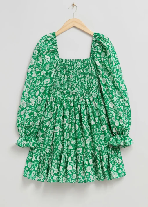 Hot Smocked Minikjole Kvinder Kjoler