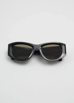 Store Sporty Silhouette Acetate Solbriller Kvinder Solbriller