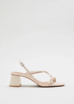 Fashion Strappy Laedersandaler Kvinder Sandaler Med Hael