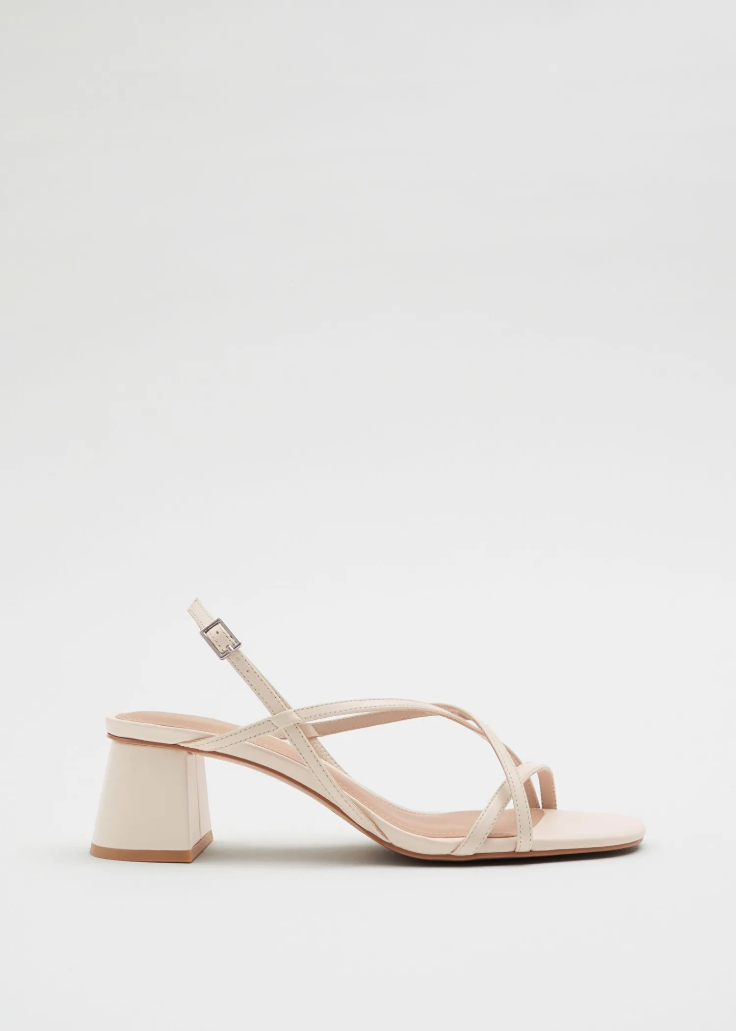 Fashion Strappy Laedersandaler Kvinder Sandaler Med Hael