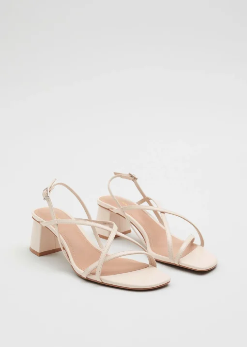 Fashion Strappy Laedersandaler Kvinder Sandaler Med Hael