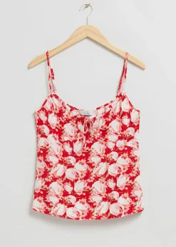 Sale Strappy Snore Detalje Top Kvinder Toppe
