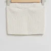 Fashion Strikket Bandeau Tube Top Kvinder Toppe