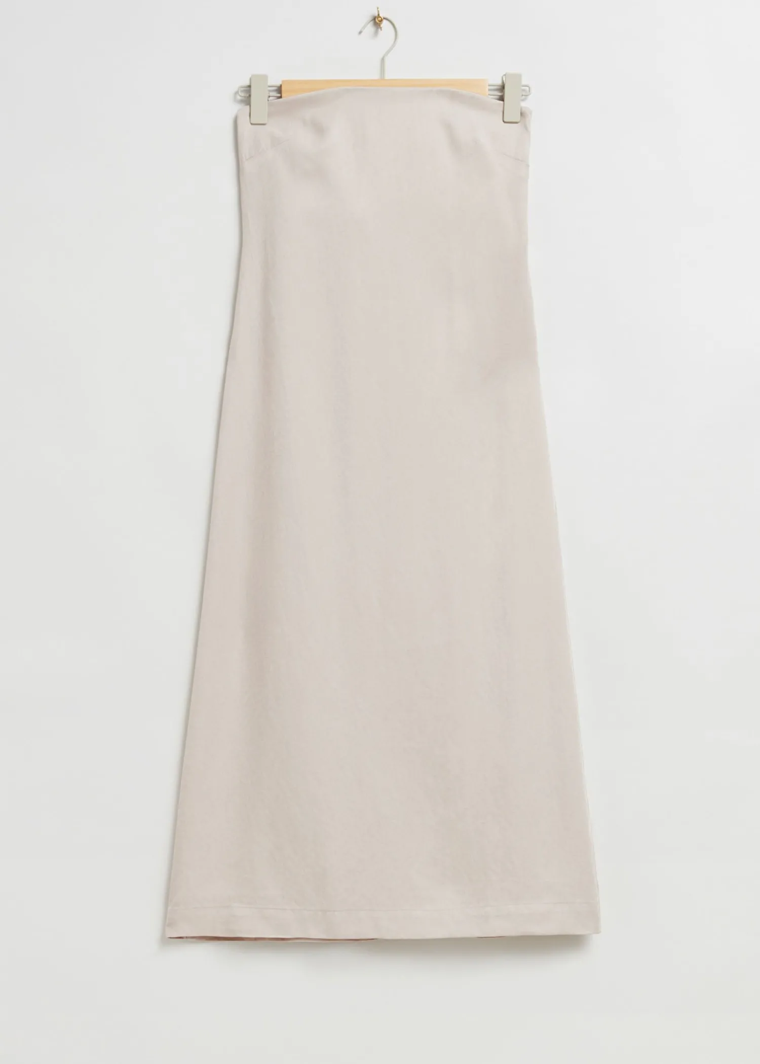 Flash Sale Stroplos Bustier Midi-Kjole Kvinder Kjoler