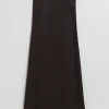 Store Stroplos Bustier Midi-Kjole Kvinder Kjoler