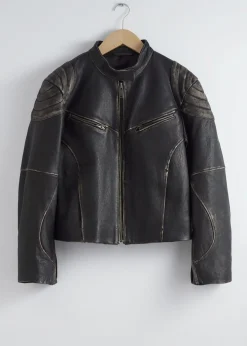 Flash Sale Syet Laederjakke Kvinder Denim