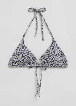 Outlet Tekstureret Trekant Bikini Top Kvinder Bikinier