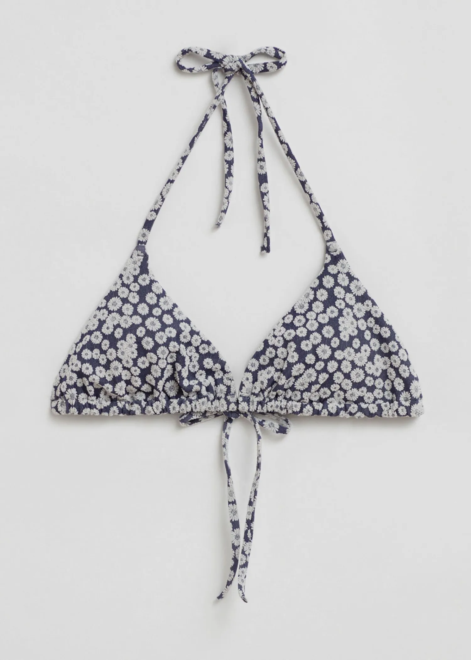 Outlet Tekstureret Trekant Bikini Top Kvinder Bikinier