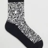 Flash Sale Tiger Motiv Sokker Kvinder Strømper Og Strømpebukser