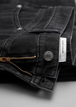 Cheap Tilspidsede Cargo-Pocket Jeans Kvinder Denim