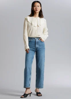 Hot Tilspidsede Jeans Kvinder Jeans