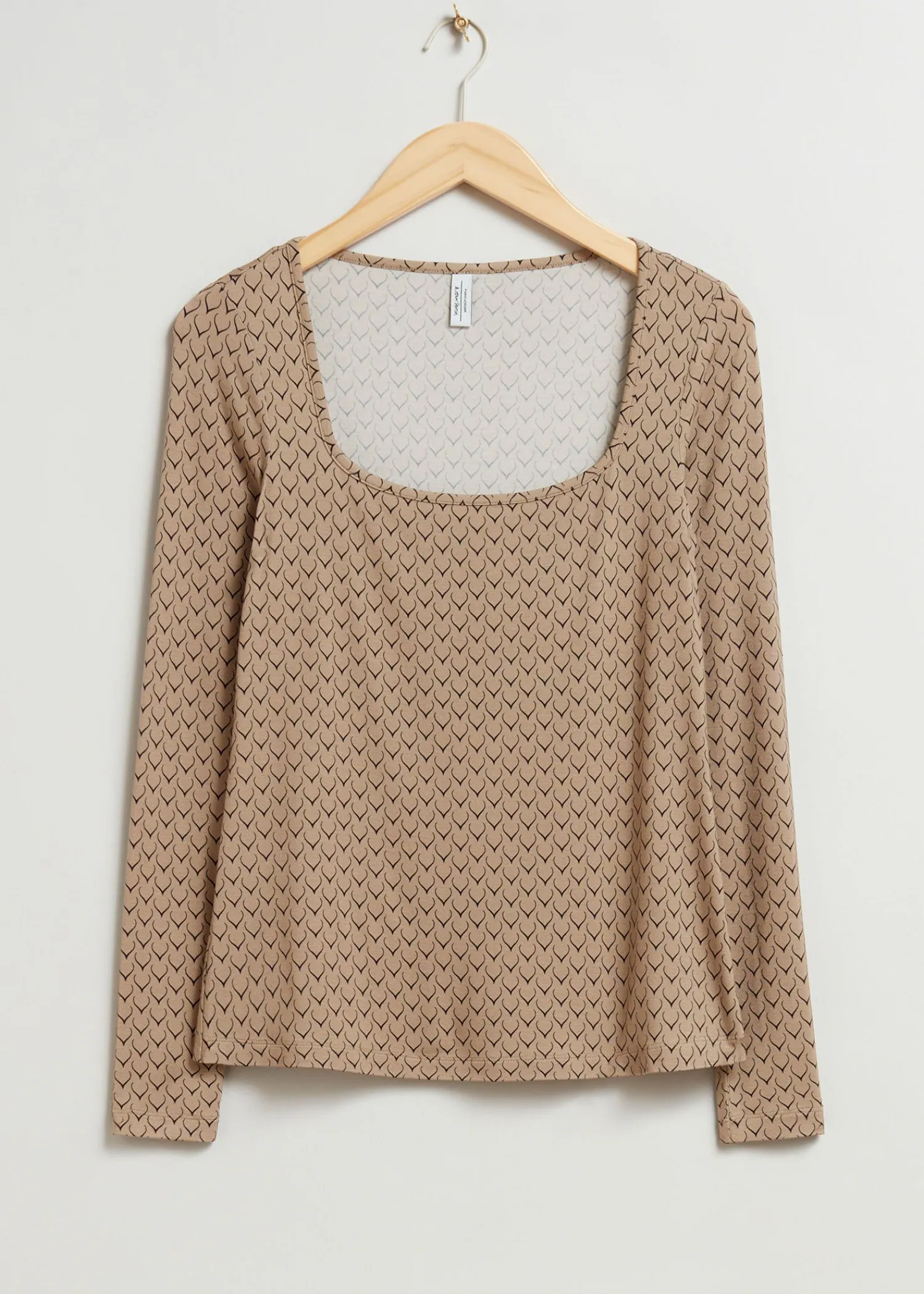 Flash Sale Top Med Firkantet Hals Kvinder Toppe