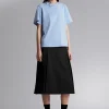Store T-Shirt Med Perleudsmykning Kvinder Toppe