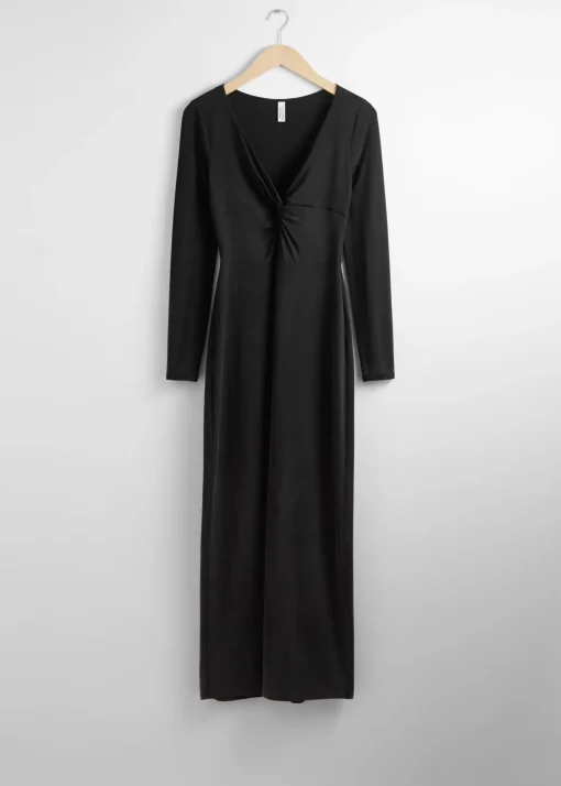 Shop Twist-Detaljeret Midikjole Kvinder Kjoler