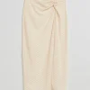 Sale Twisted Front Blonde Sarong Kvinder Nederdele