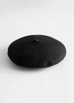 Fashion Uld Baret Kvinder Matchende Sæt